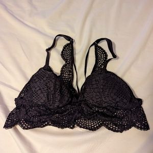 Victoria secret black lace bralette